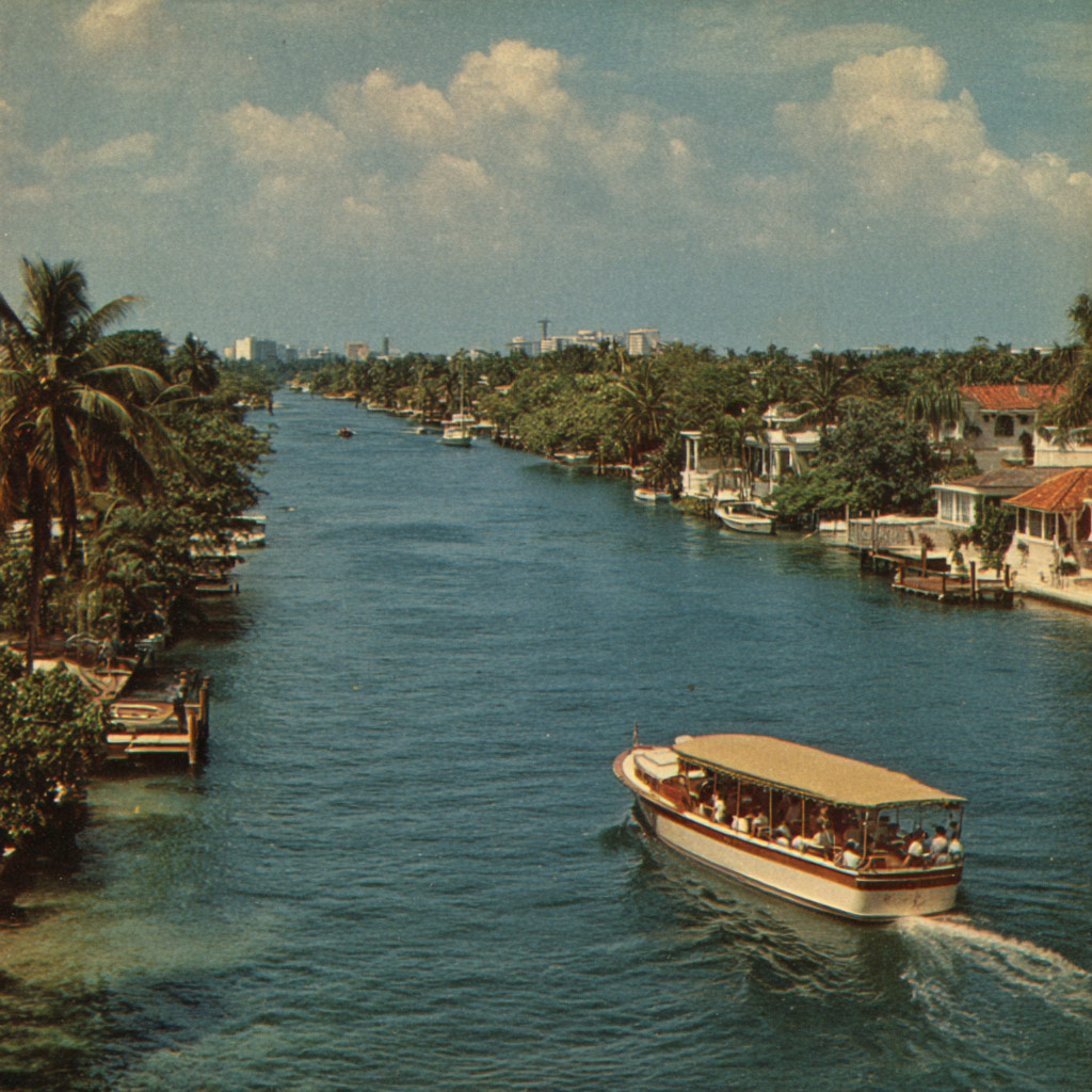 An artists interpretation of Miami's past.