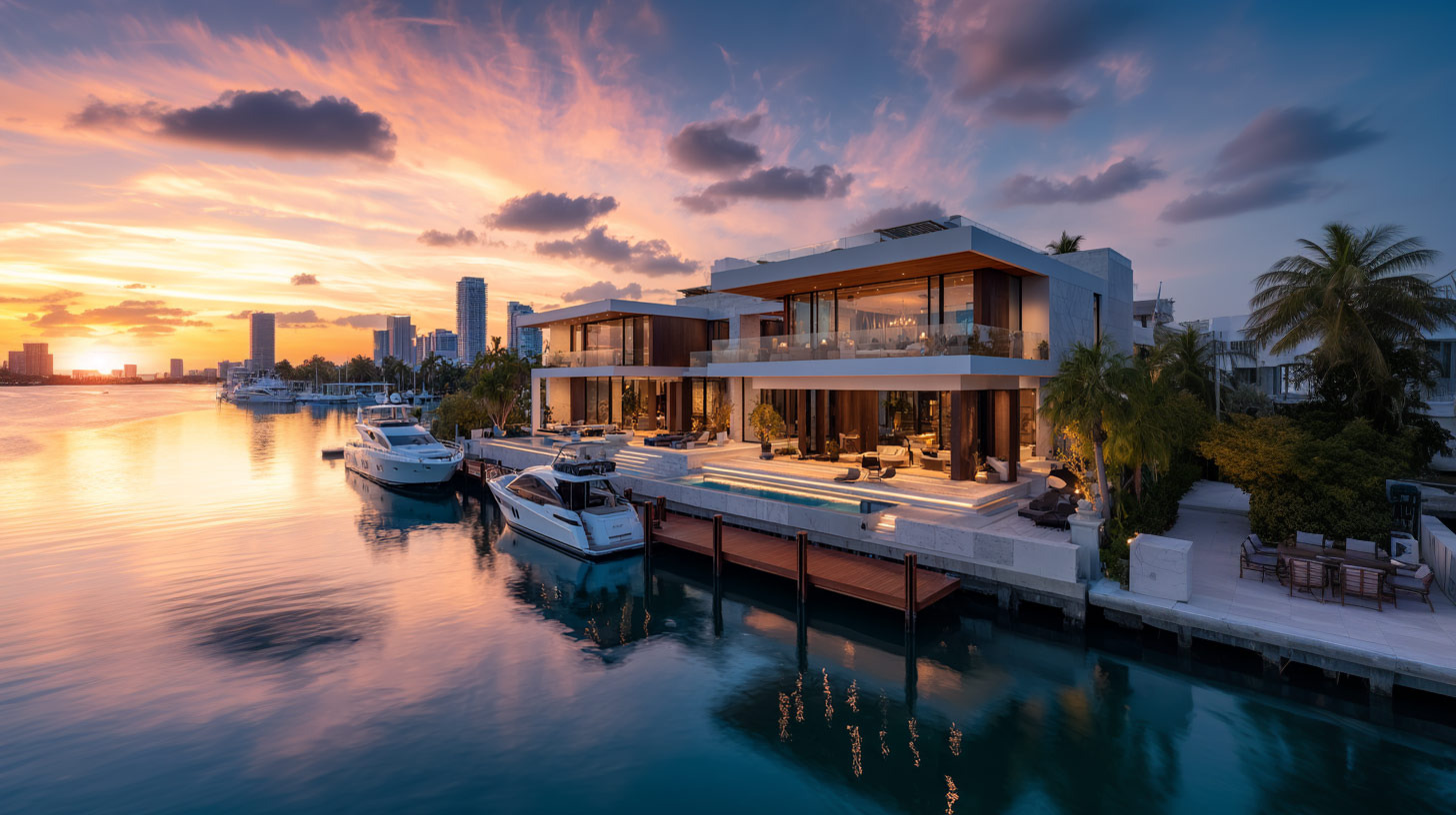 Celebrity mansions in Miami are simply breathtaking.