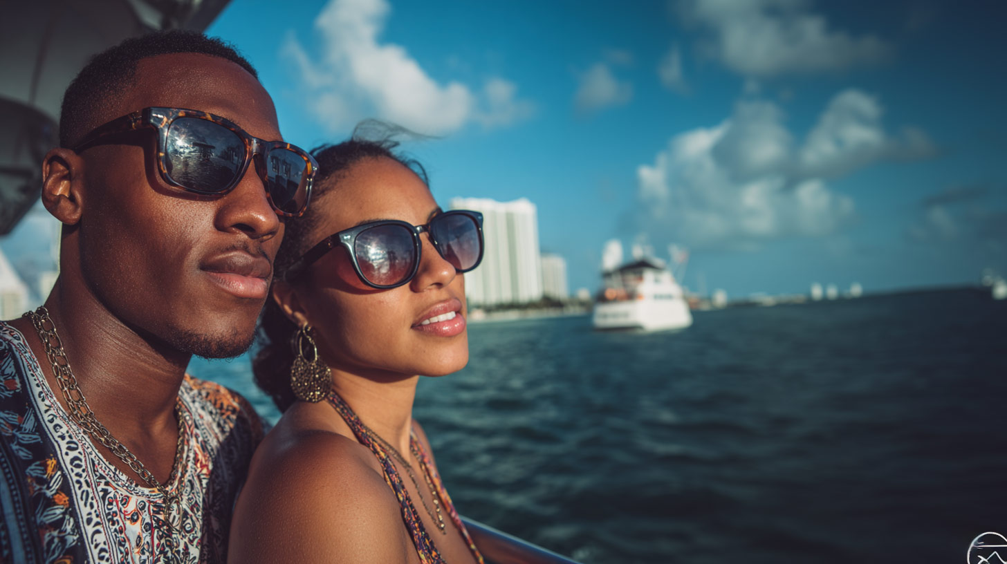 Nothing better than warm, salty breezes during your sightseeing cruise.